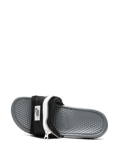 NIKE BENASSI JDI FANNY PACK凉鞋 - 黑色