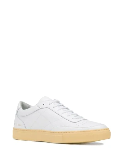 Shop Common Projects Lace-up Sneakers In White