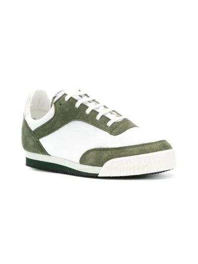 Shop Comme Des Garçons Shirt Pitch Low Spalwart Sneakers In White