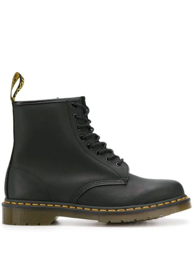 Shop Dr. Martens' 1460 Mono Smooth Boots In Black
