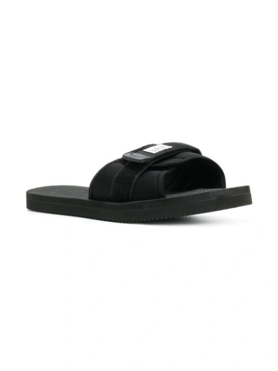 Shop Suicoke Touch Strap Sandals - Black