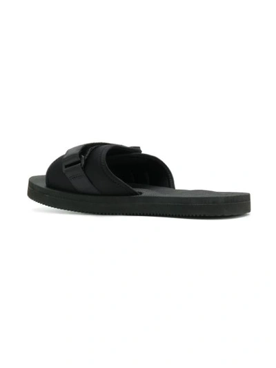 Shop Suicoke Touch Strap Sandals - Black