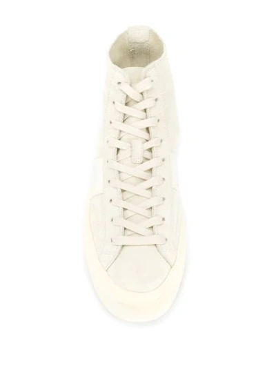 Shop Tom Ford Cambridge High-top Sneakers In Neutrals