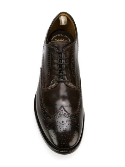 Shop Officine Creative 'princeton' Brogues - Brown