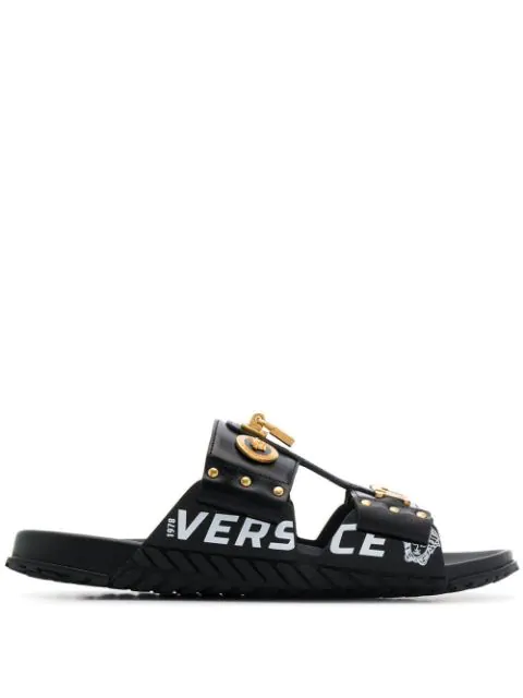 versace greca sandals
