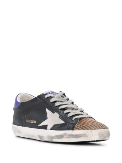 Shop Golden Goose Superstar Low-top Sneakers In Blue