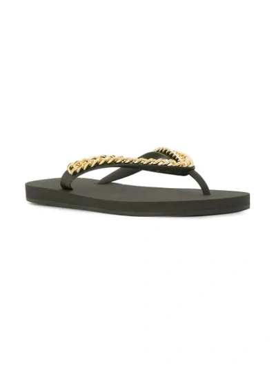 chain strap flip flops