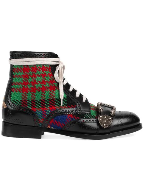 gucci brogue boots