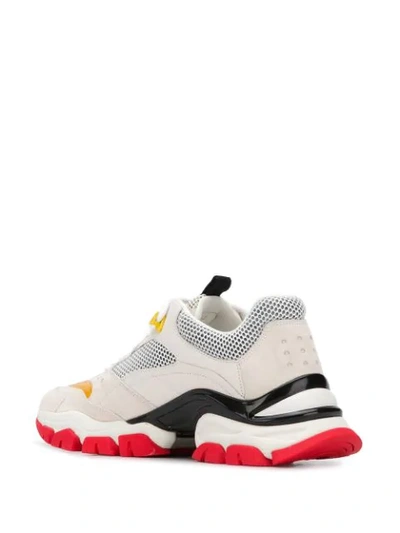 Shop Moncler Leave No Trace Sneakers In White