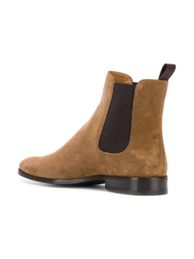 Shop Barbanera Elasticated Side Panel Boots In Brown