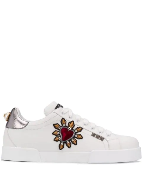 dolce and gabbana heart sneakers