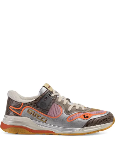 mens silver gucci sneakers