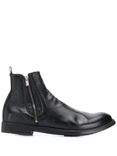 Shop Officine Creative Hive Ankle Boots In Black