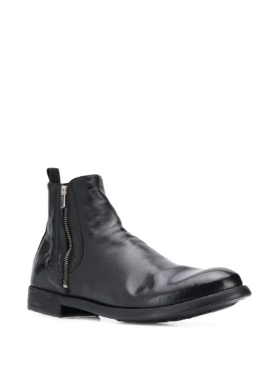 Shop Officine Creative Hive Ankle Boots In Black