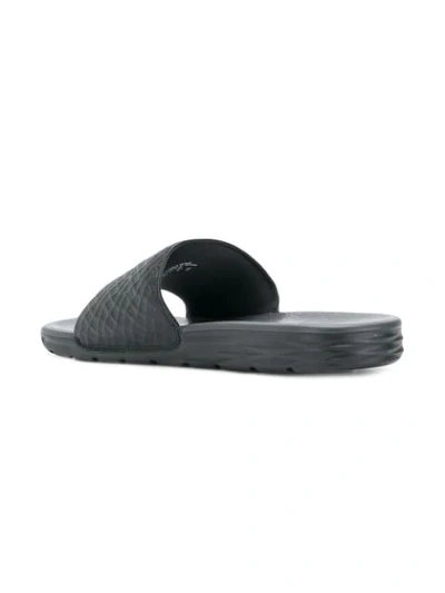 Shop Nike Benassi Slides In Black