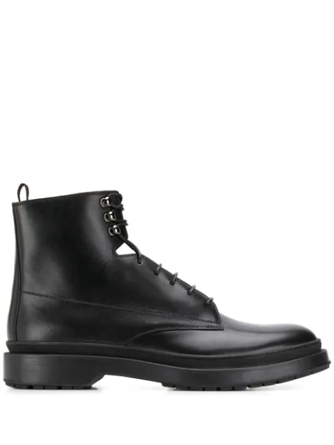 hugo boss lace up boots