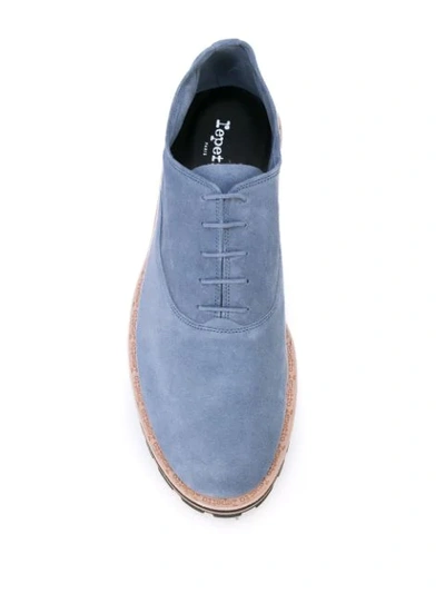 Shop Repetto Gianni Oxford Shoes In Blue