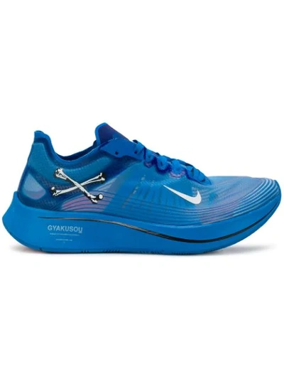 Shop Nike Undercover Edition Zoom Fly Gyakusou Sneakers In Blue