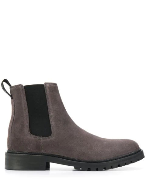 hugo boss suede chelsea boots