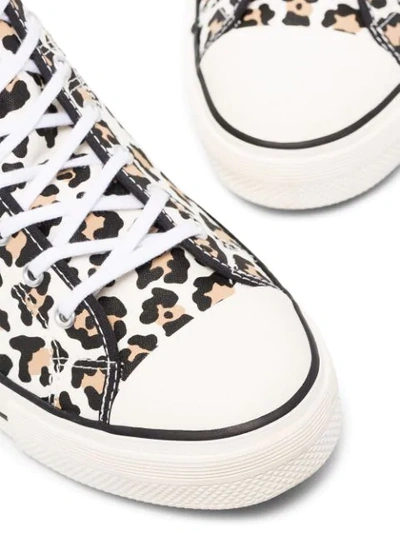 Converse Chuck Taylor 70 Lucky Star Leopard-print High-top Sneakers In White