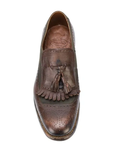 Shop Church's Glace Loafers In Brown