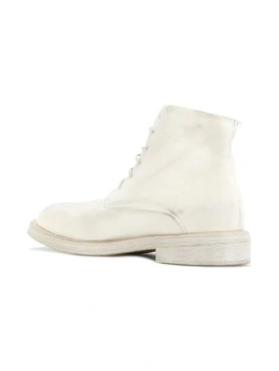 Shop Marsèll Classic Lace-up Boots - White