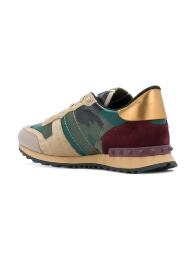 Shop Valentino Rockrunner Sneakers In Multicolour