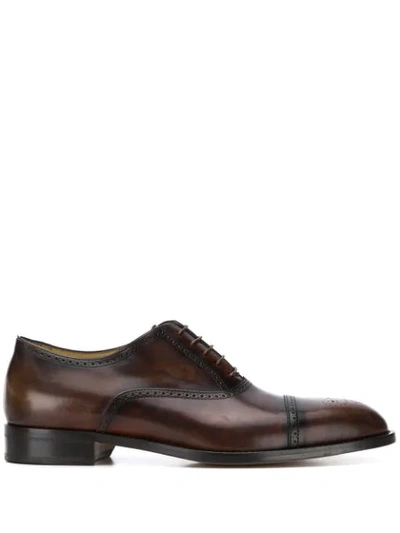 Shop Paul Smith Oxford Brogues In Brown
