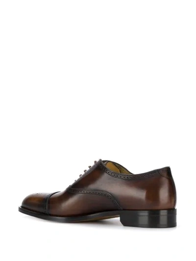 Shop Paul Smith Oxford Brogues In Brown