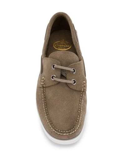 Shop Church's Boat Shoes In Grey