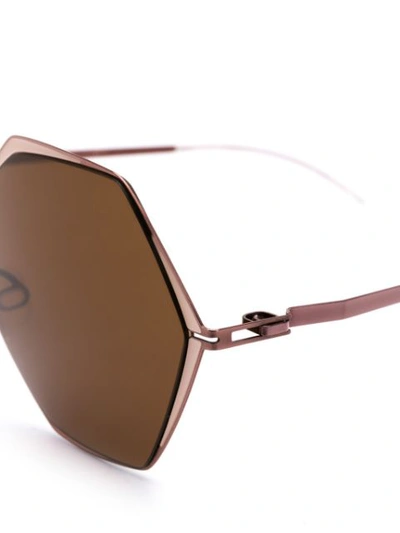 Shop Mykita Alessia Sunglasses In Brown