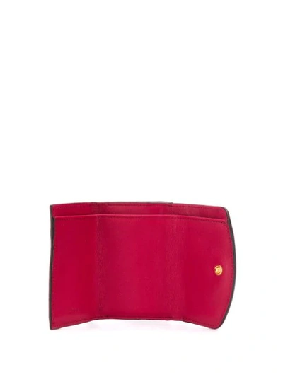 Shop Chloé C Mini Wallet In Red