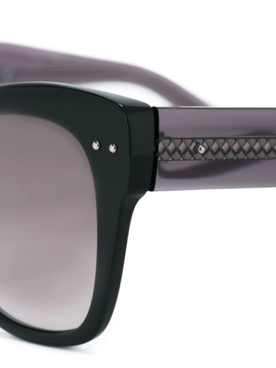 Shop Bottega Veneta Square Shaped Sunglasses