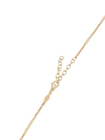 Shop Jacquie Aiche 14kt Yellow Gold And Diamond Bar Chain Necklace