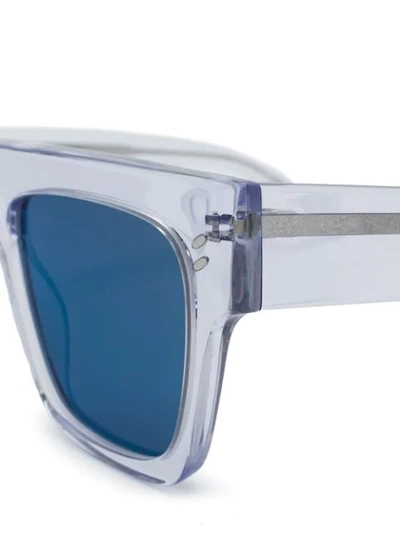 Shop Stella Mccartney Square Designed Sunglasses In Blue