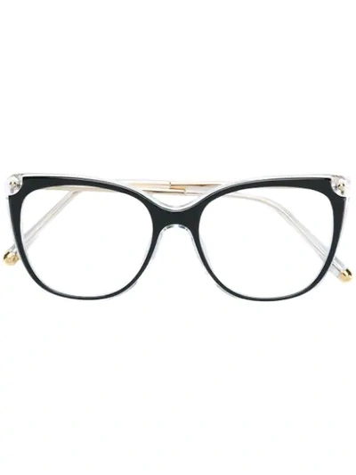 Shop Dolce & Gabbana Boxy Framed Glasses In Black