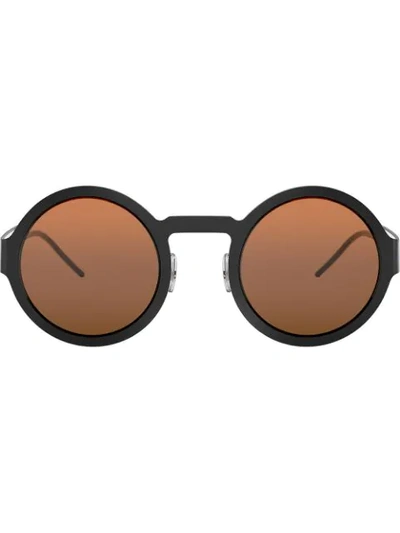 Shop Dolce & Gabbana Round-frame Sunglasses In Black