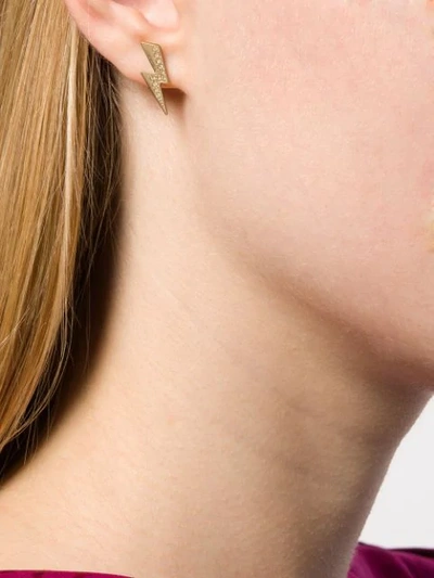 Shop Isabel Marant Flash Stud Earrings In Gold