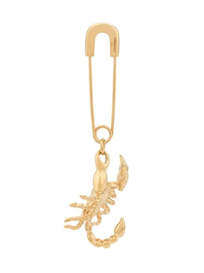 Shop Ambush Scorpion Pendant Earring In Gold