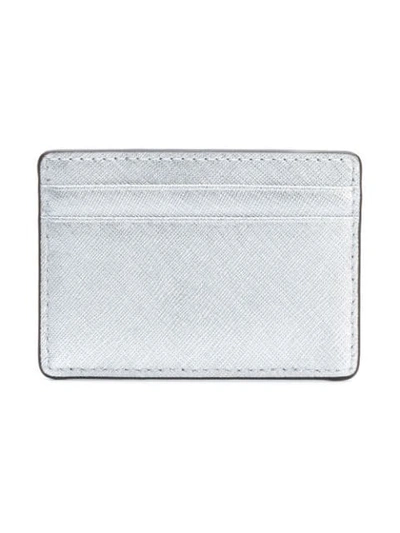 Shop Michael Michael Kors 'jet Set Travel' Cardholder - Metallic