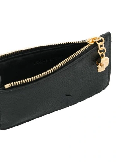 Shop Alexander Mcqueen Zipped Cardholder In Black