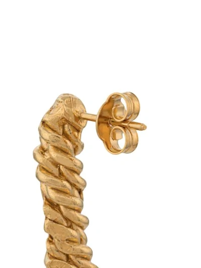 Shop Alighieri The Labyrinth Earrings In Gold