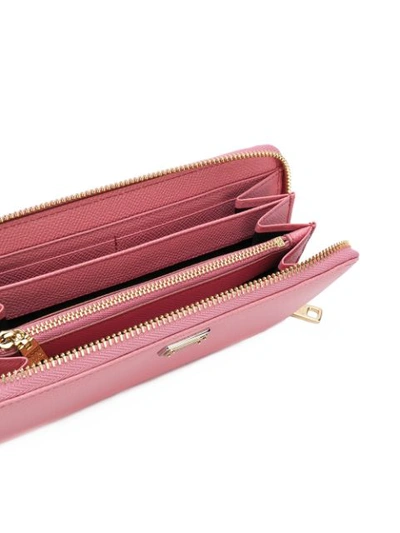 Shop Dolce & Gabbana Dauphine Wallet In Pink