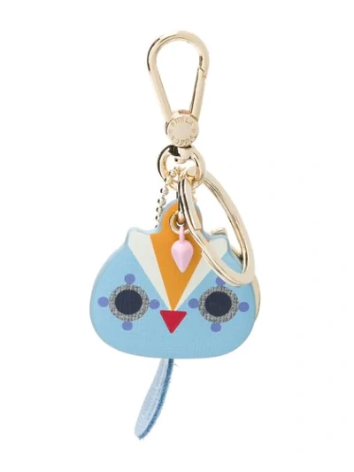 Shop Furla Venus Owl Keyring - Blue