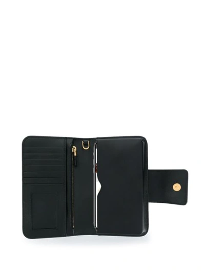 Shop Prada Saffiano Leather Wallet In Black