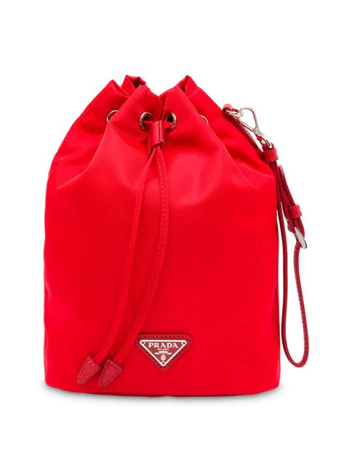 prada bucket pouch