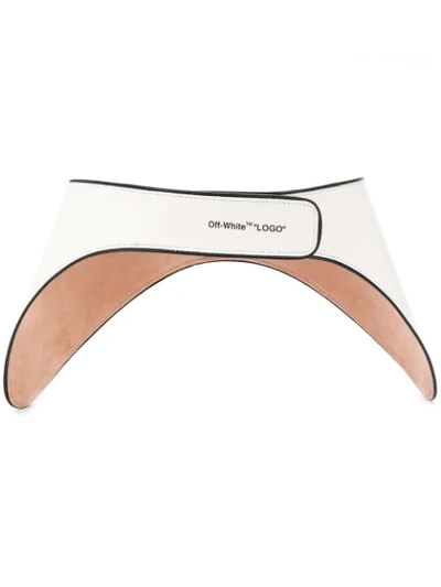 Shop Off-white Curved Belt In White