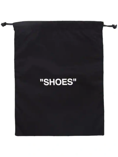 Shop Off-white Shoes Pouch Bag In Black