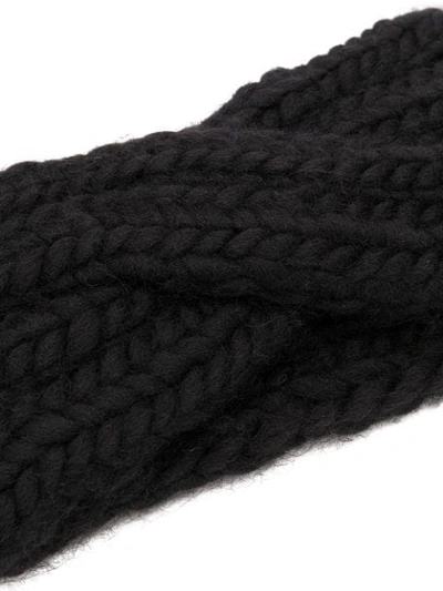 Shop Eugenia Kim Knitted Hair Band In Black