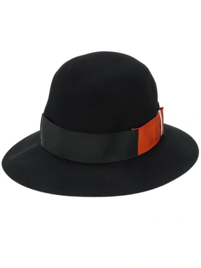 Shop Borsalino 'the Bogart' Hut In 0420 Black